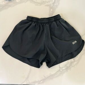 BOA men’s half-split dark gray running shorts